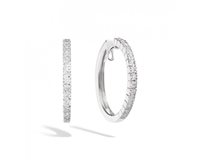 Orecchini Recarlo Donna Face Cube in Oro bianco Diamante E39CE882/047